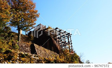Machu Picchu in Gifu Naegi Castle Ruins Machu Picchu in Gifu Naegi Castle Ruins 96747372