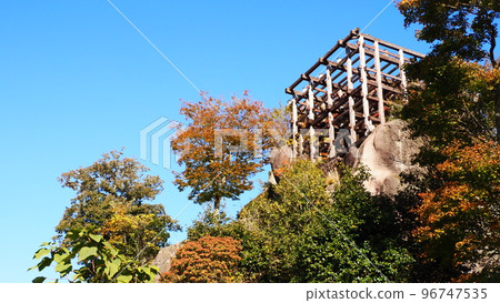 Machu Picchu in Gifu Naegi Castle Ruins Machu Picchu in Gifu Naegi Castle Ruins 96747535