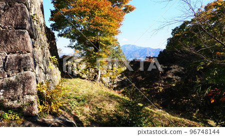 Machu Picchu in Gifu Naegi Castle Ruins Oyagura Ruins 96748144