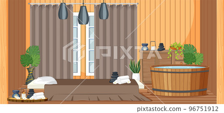 Interior Spa Room Scene 96751912
