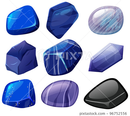 Collection of crystals and gemstones 96752556