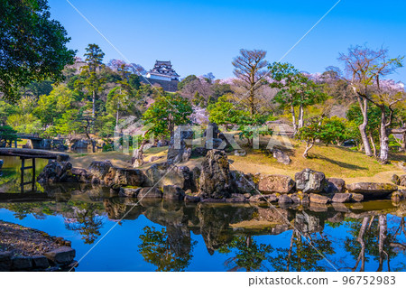 Hikone Castle Japanese Garden Genkyuen 96752983