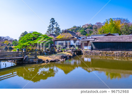 Hikone Castle Japanese Garden Genkyuen 96752988