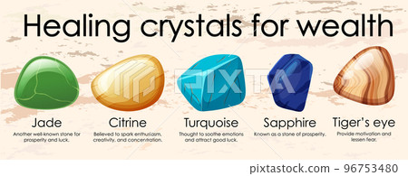 Healing crystals for wealth collection 96753480