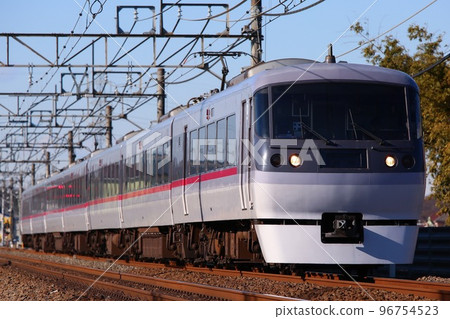 Express Train Seibu Shinjuku Line Red Arrow Express Train Seibu Shinjuku Line Red Arrow 96754523