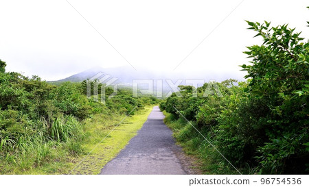 三原山徒步路線的散步道 三原山徒步路線的散步道 96754536