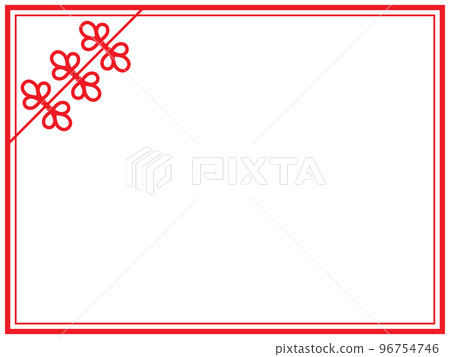 China style frame horizontal position red 96754746