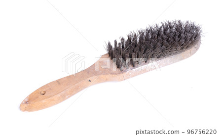 Old used wood wire brush 96756220