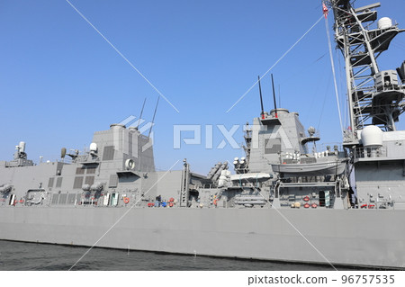 Destroyer Samidare seen from the sea in Kure Port Taken on November 12, 2022 Destroyer Samidare seen from the sea in Kure Port Taken on November 12, 2022 96757535