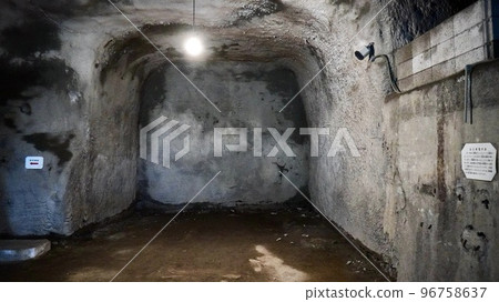Inside the Akayama underground bunker site in Tateyama 96758637