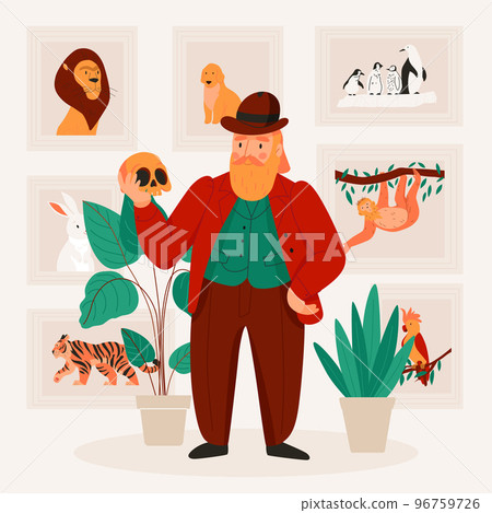 Great Scientist Darwin 96759726