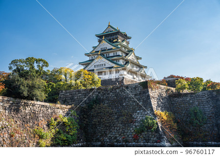 【秋天的大阪城公園】大阪城天守閣 96760117