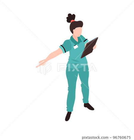 Female Medical Specialist Composition 96760675