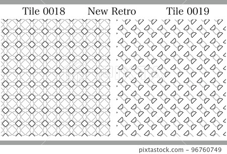 Background tile pattern - Stock Illustration [96760749] - PIXTA