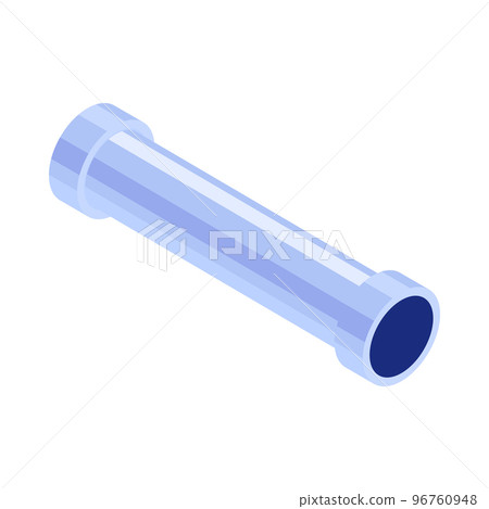 Isometric Tube Section Composition Isometric Tube Section Composition 96760948
