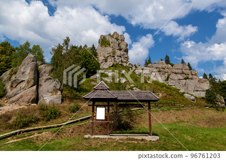 remains of an old fortress in tustan remains of an old fortress in tustan 96761203