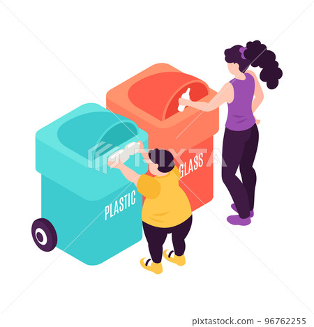 Waste Separation Containers Composition 96762255