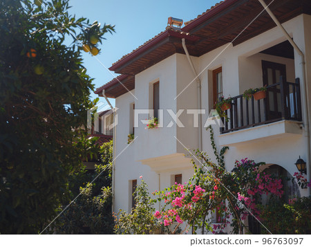 Akyaka, a coastal city in southwestern Turkey, is a growing center for international tourism. 96763097