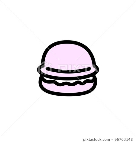 Mini food macarons 96763148