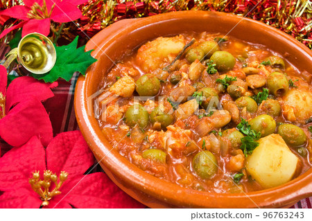 Mexican bacalao a la biscaina estilo mexicano 96763243