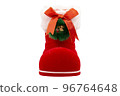 Christmas Shoes Xmas Decoration  isolated on white with clipping path inside 96764648
