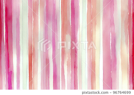 Background material: pink watercolor striped background Background material: pink watercolor striped background 96764699