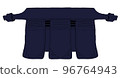 Illustration of kendo equipment drop 96764943