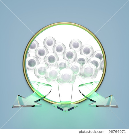 3d water splash on absorbent pad, synthetic fiber with arrow ventilate shows, support cooling concept, 3d render illustration 96764971