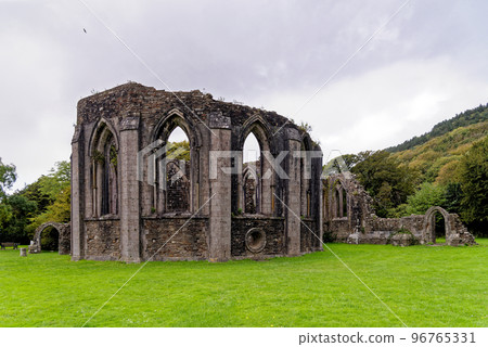 Twelve sided Chapter House - monastic ruins - Margam Country Park Twelve sided Chapter House - monastic ruins - Margam Country Park 96765331