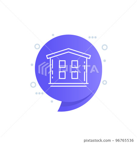 guesthouse line icon for web 96765536