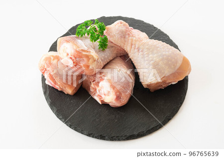 chicken drumstick on white background chicken drumstick on white background 96765639