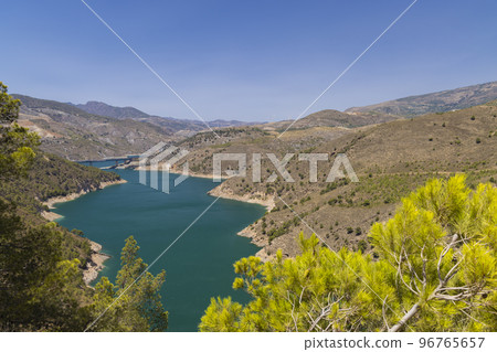 water dam Rules (Embalse de Rules), Sierra Nevada, Andalusia, Spain water dam Rules (Embalse de Rules), Sierra Nevada, Andalusia, Spain 96765657