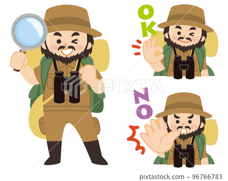 Wild adventurer man explorer survival Wild adventurer man explorer survival 96766783