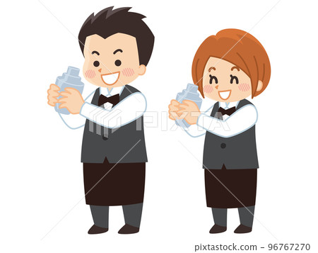 調酒師男女搖酒器 96767270