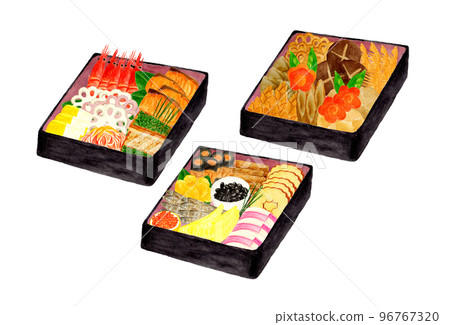 手繪水彩年菜重磅套裝 96767320