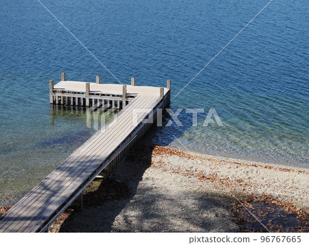 從意大利大使館別墅看到的中禪寺湖奧日光碼頭 從意大利大使館別墅看到的中禪寺湖奧日光碼頭 96767665