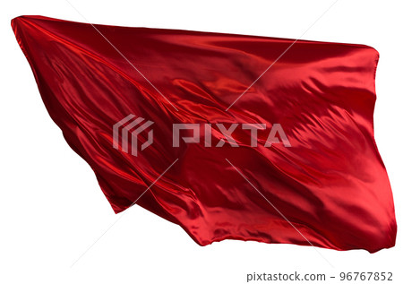 Red cloth flutters Red cloth flutters 96767852