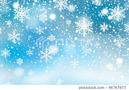Winter falling snow background Winter falling snow background 96767973