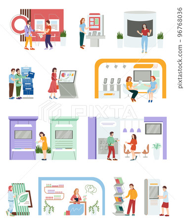 Exhibition Booth Flat Set 96768036