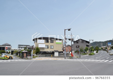 Cityscape in front of Keihan Uji Station, Kyoto Prefecture 96768355