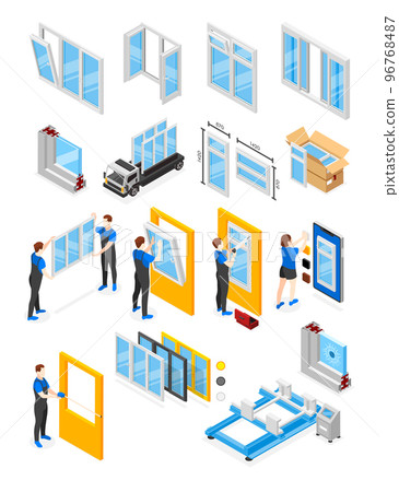 Plastic Windows Isometric Set 96768487