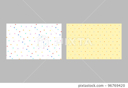 Illustration set of colorful polka dot background Illustration set of colorful polka dot background 96769420