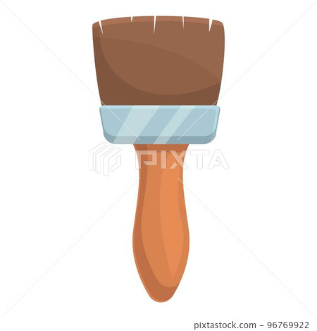 Art brush paint icon cartoon vector. Studio workshop. Education school Art brush paint icon cartoon vector. Studio workshop. Education school 96769922