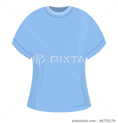 Blue marine tshirt icon cartoon vector. Sport design. Fashion cotton 96770279