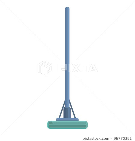 Mop icon cartoon vector. Clean equipment. Sponge wash 96770391