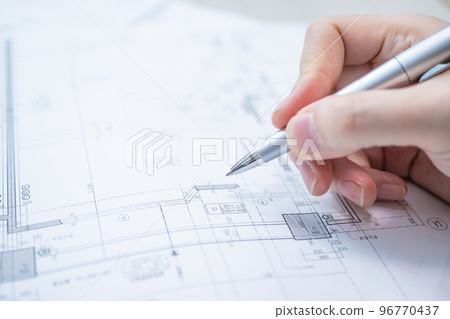 blueprints, blueprint, drawing 96770437