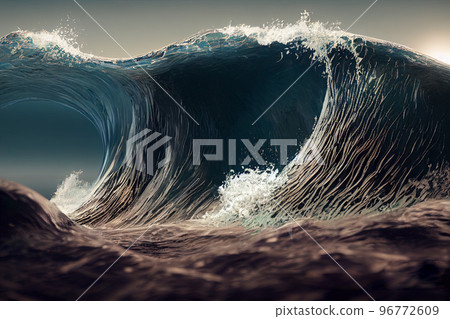 Greate Wave in ocean Greate Wave in ocean 96772609