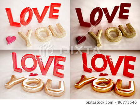 Inscription of LOVE You set of pictures Inscription of LOVE You set of pictures 96773540