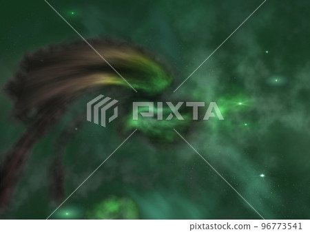 Star field in space and a nebulae Star field in space and a nebulae 96773541