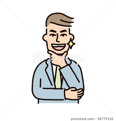 商務_人_男_西裝_上身_姿勢_帥氣 96774316